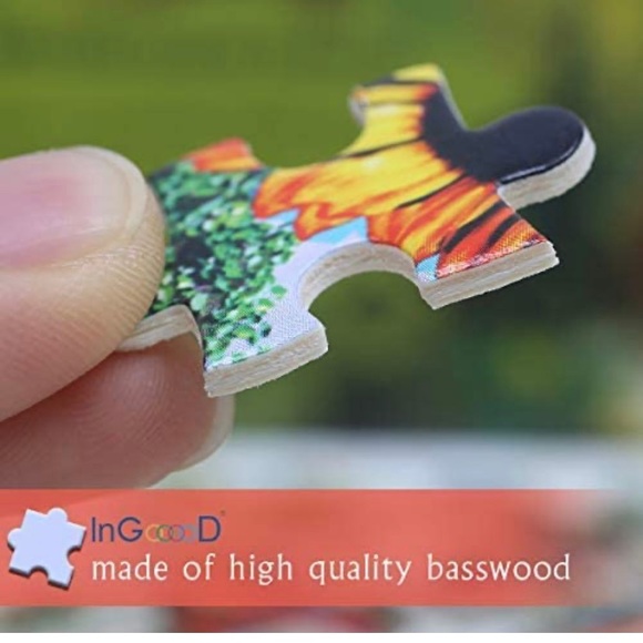 🆕 Ingooood- Jigsaw Puzzles 1000 Pieces for Adult- Fantasy Series-Mushroom House - Picture 3 of 8